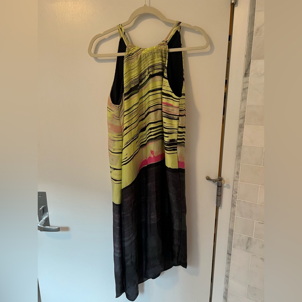 RACHEL Rachel Roy Asymmetrical Halter-neck Dress